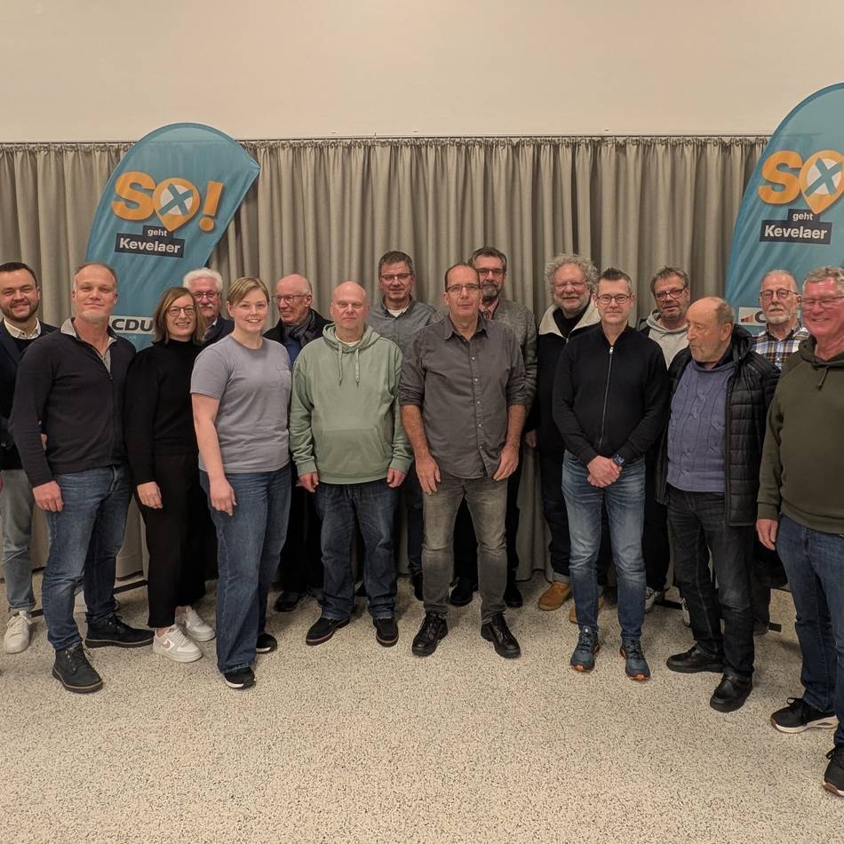 Michael Kamps bleibt Vorsitzender: Vorstand der CDU Kevelaer hat sich neu formiert