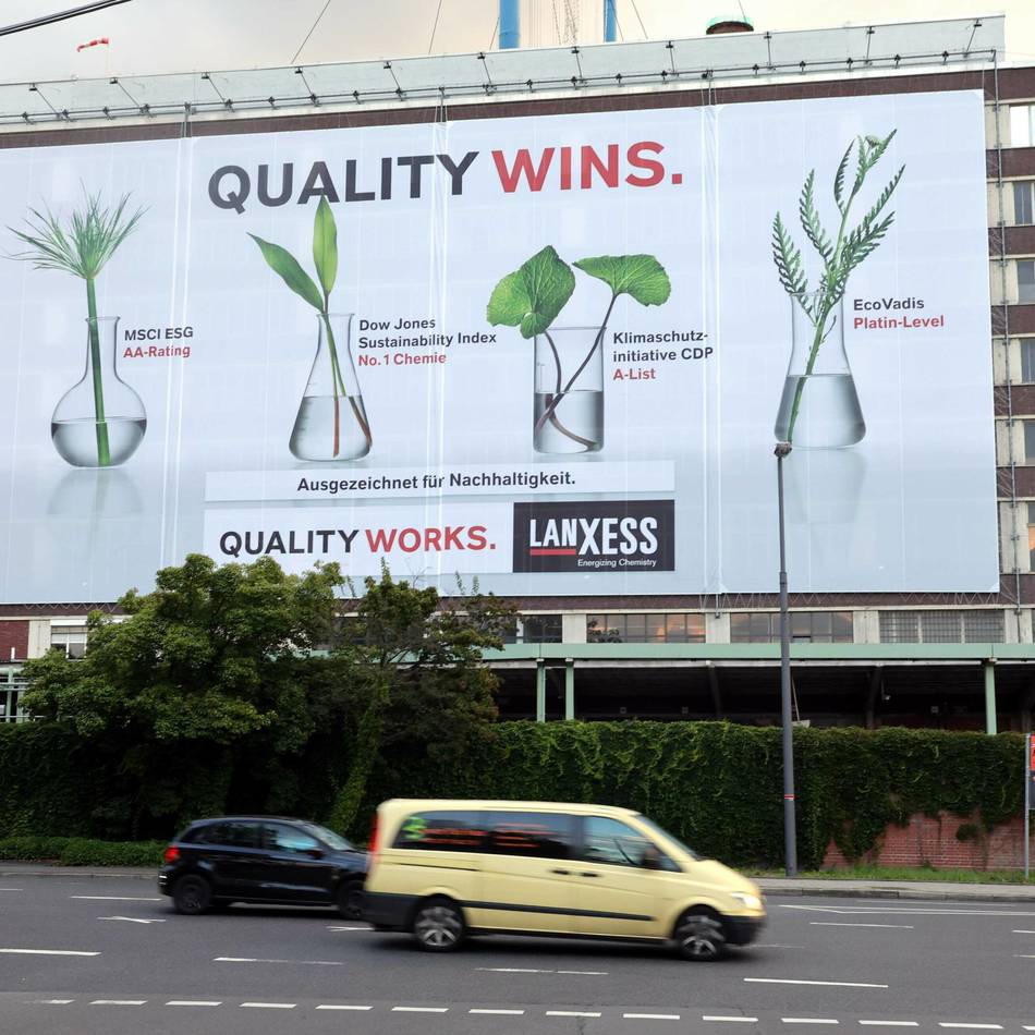 Spezialchemie-Konzern: Gute Noten für die Nachhaltigkeit bei Lanxess