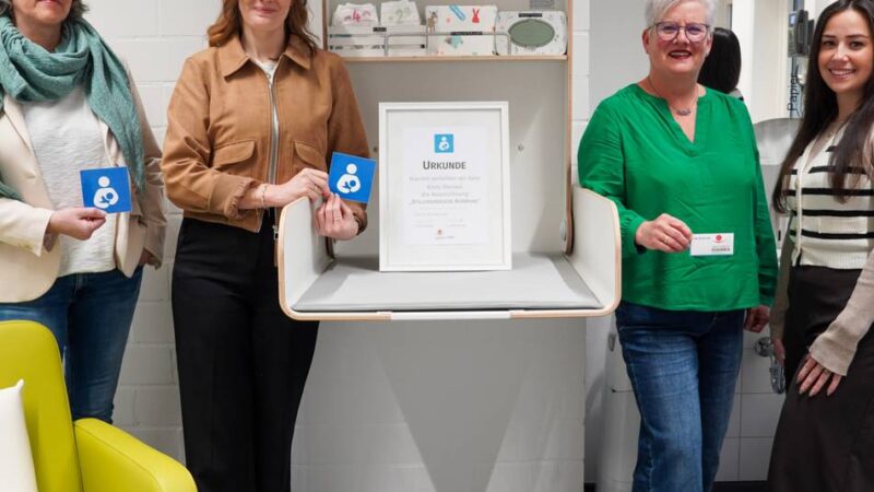 Vom Landesverband der Hebammen: Kreis Viersen als „Stillfreundliche Kommune“ zertifiziert