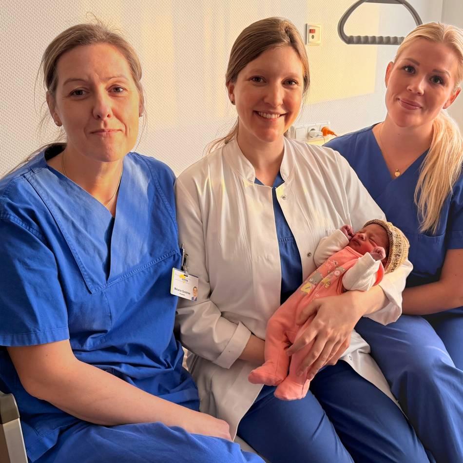 Erstes Baby lässt sich Zeit: Navya ist das Erkelenzer Neujahrsbaby 2026