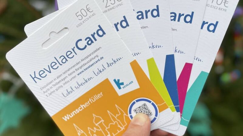 Stadtgutschein erhältlich: Kevelaer-Card – mehr als 40 Geschäfte machen mit