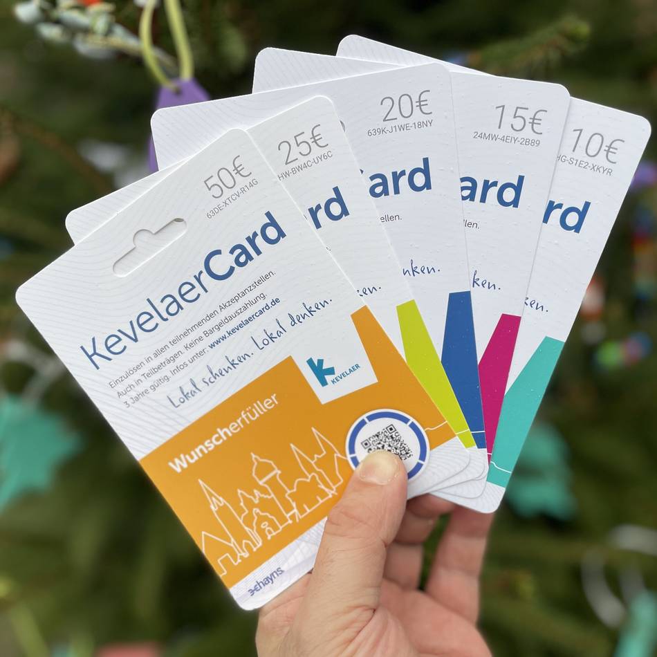 Stadtgutschein erhältlich: Kevelaer-Card – mehr als 40 Geschäfte machen mit