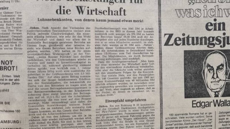 Jahreswechsel historisch: Zurückgeblättert – so ging Jüchen 1976 ins neue Jahr