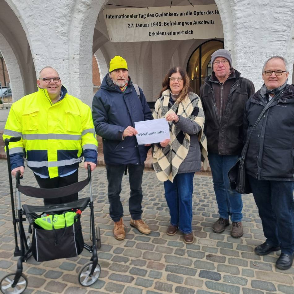 Gedenktag in Erkelenz: 130 akustische Stolpersteine erinnern an Opfer des Holocaust