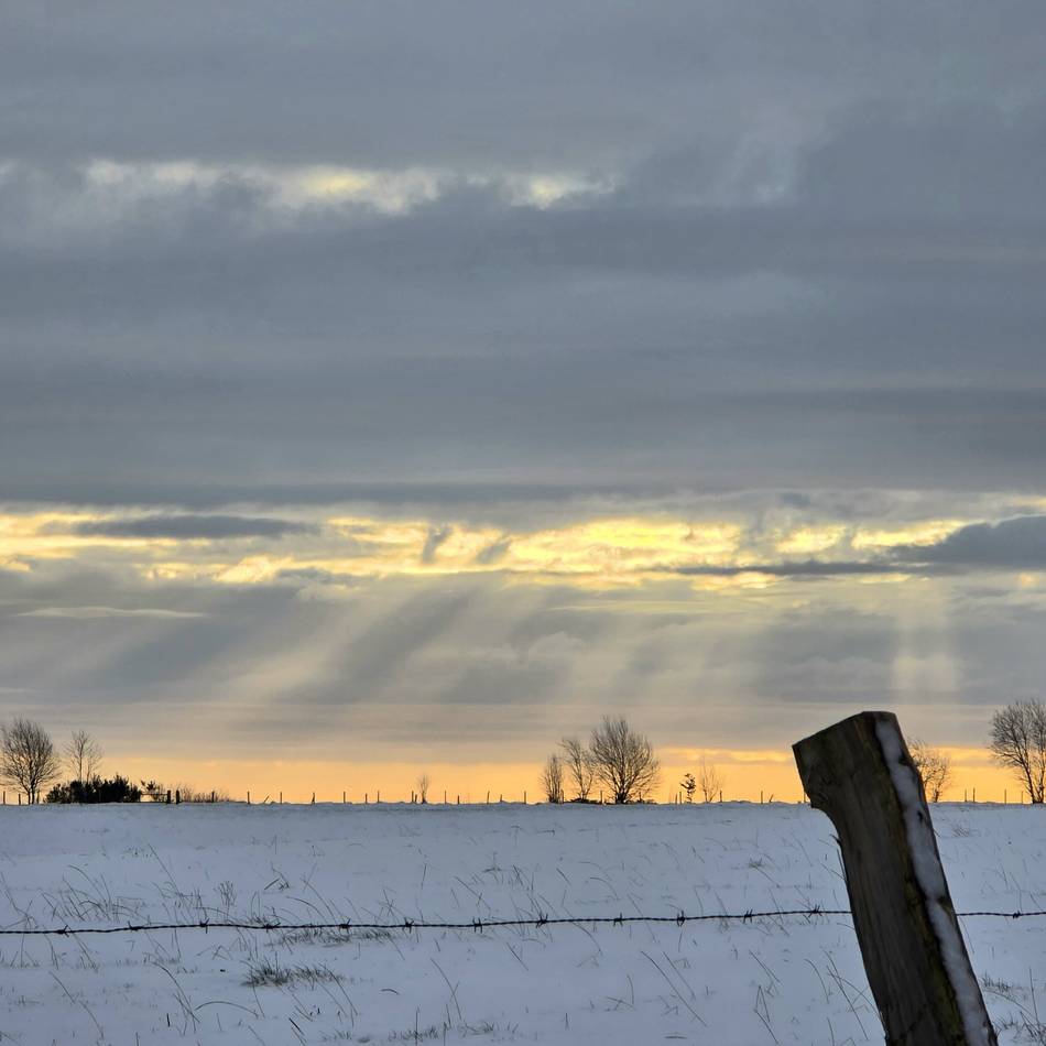 Die Schloss-Stadt im Winter: Hückeswagen als Winter-Wunderland