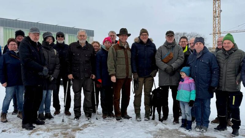 Projekte in Weeze angeschaut: Neujahrsspaziergang der CDU Weeze