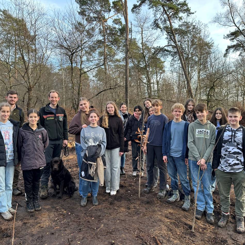 Vom Klassenzimmer in den Wald: Greenscouts pflanzen 300 Bäume