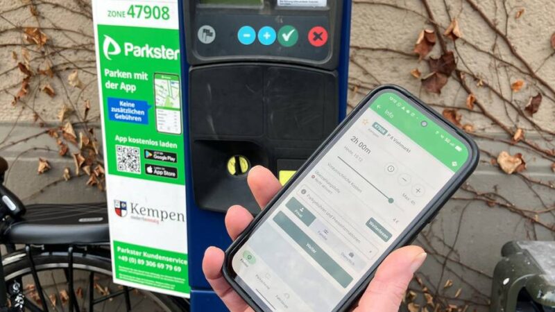 Gebührenerhöhung in Kempen: App-Nutzer zahlen schon mehr fürs Parken