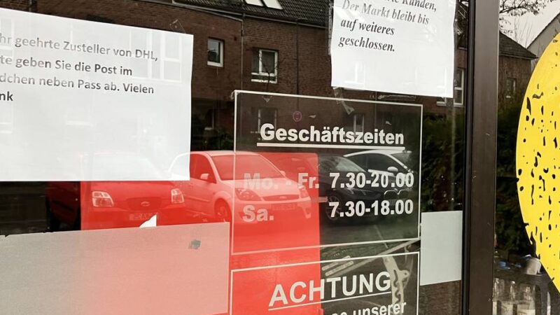 Nahversorgung in Düsseldorf: Edeka-Markt in Urdenbach hat „bis auf Weiteres geschlossen“
