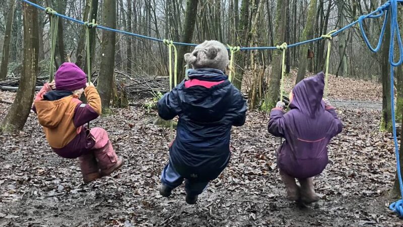 Waldkita in Duisburg: In dieser Kita gibt es kein schlechtes Wetter