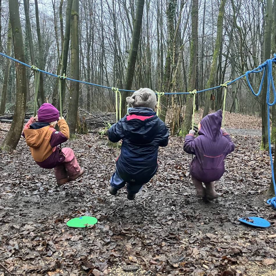 Waldkita in Duisburg: In dieser Kita gibt es kein schlechtes Wetter