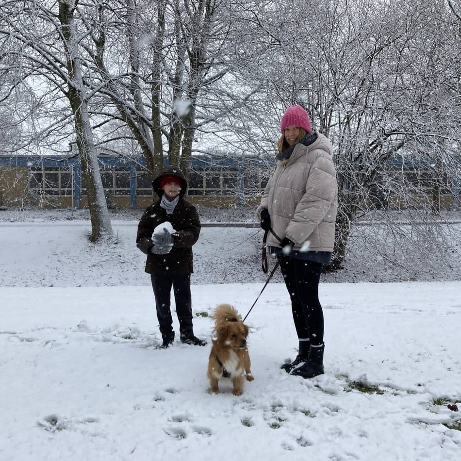 Weiße Pracht im Gelderland: Der erste Schnee im neuen Jahr
