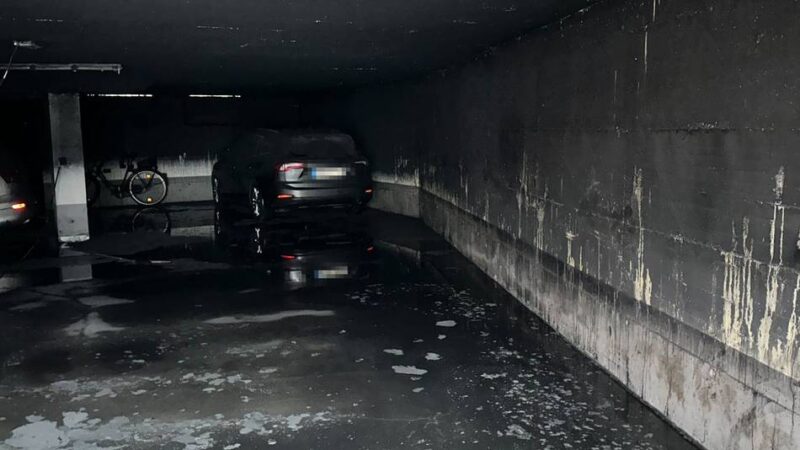 Brandstiftung in Grevenbroich: Feuer in Neuenhausener Tiefgarage wurde absichtlich gelegt
