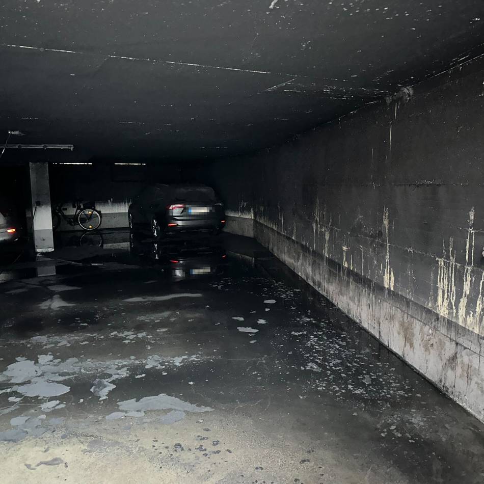 Brandstiftung in Grevenbroich: Feuer in Neuenhausener Tiefgarage wurde absichtlich gelegt