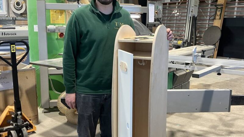 Unternehmen in Kamp-Lintfort: Tischler-Meister entwirft den „Locus“