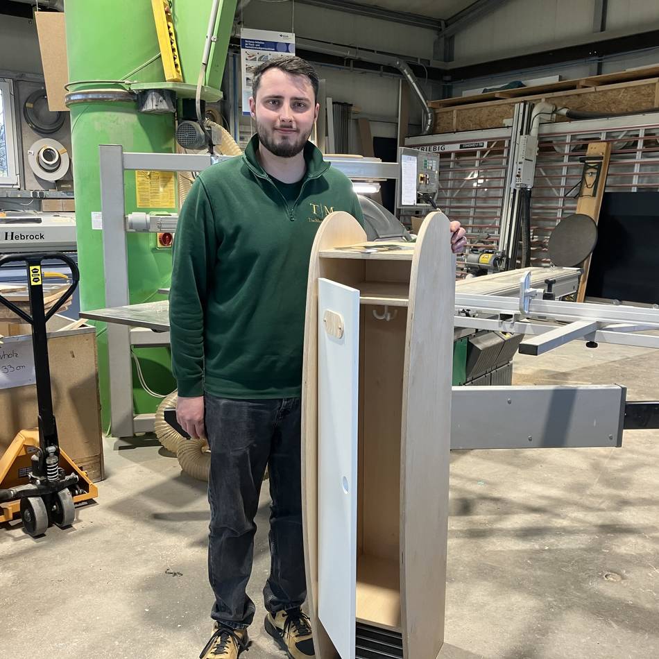 Unternehmen in Kamp-Lintfort: Tischler-Meister entwirft den „Locus“