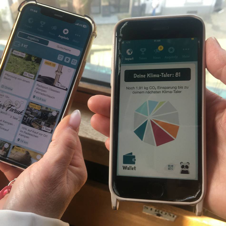 Klimaschutz im Kreis Kleve: Mit der Klimataler-App sparen und die Umwelt schützen