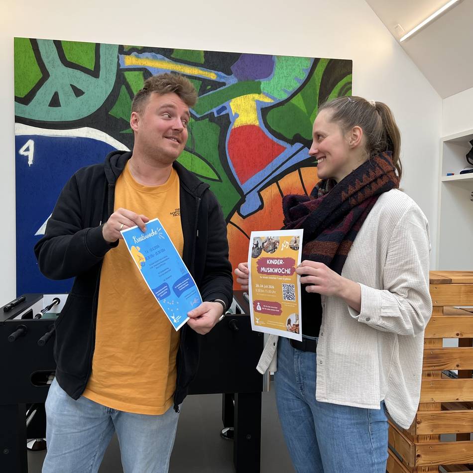 Alles im M4 in Goch: Basteln oder Musik machen in den Ferien