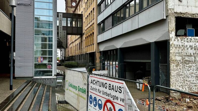 Großprojekt in Mönchengladbach: Das ist der Fortschritt beim Abriss des Rathauses Rheydt
