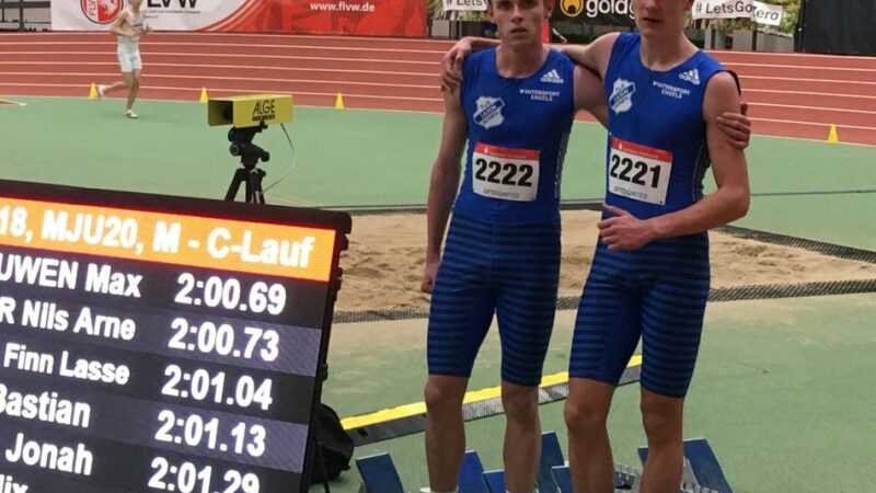 Hallen-Regionsmeisterschaften Leichtathletik: Enges Rennen zwischen Nils Schröder und Jonas Völler