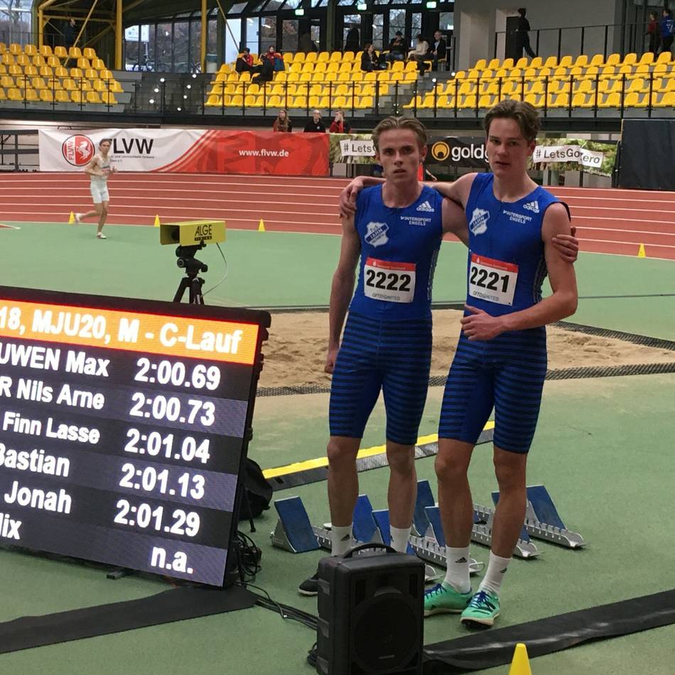 Hallen-Regionsmeisterschaften Leichtathletik: Enges Rennen zwischen Nils Schröder und Jonas Völler