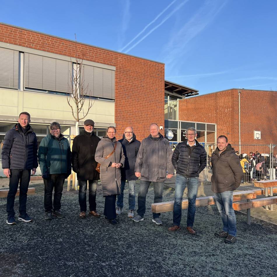 Eine Million Euro verbaut: Wie Kalkars neue Schulhöfe für Gymnasium und Realschule aussehen