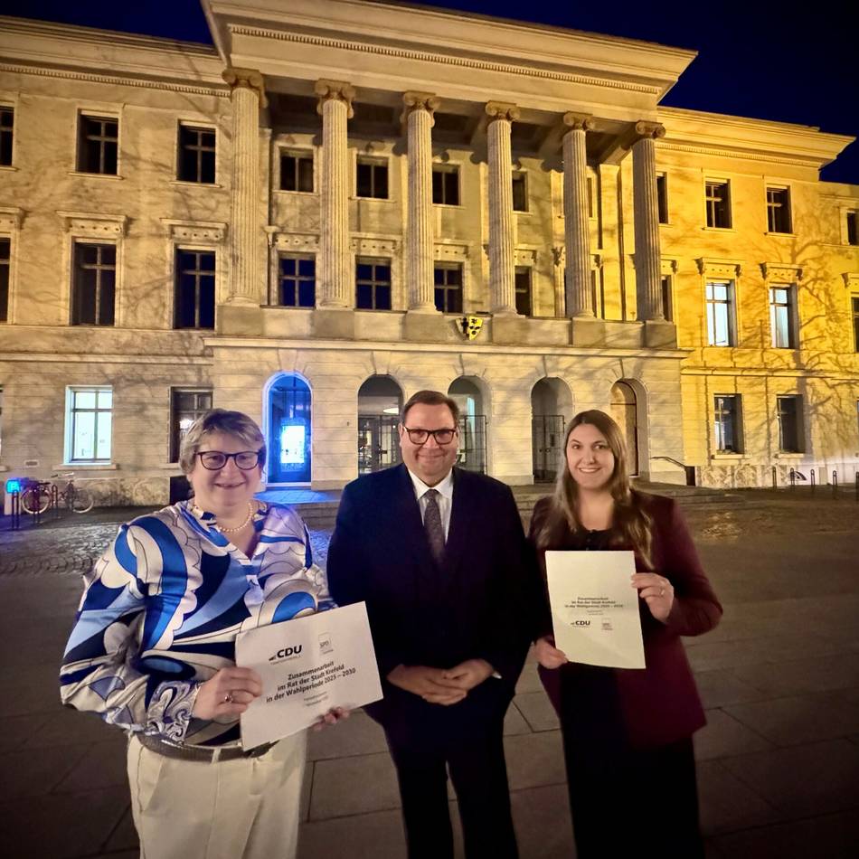 CDU und SPD legen Kooperationsvertrag vor: Diese Pläne hat Schwarz-Rot in Krefeld