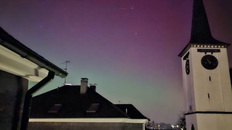Polarlichter im Bergischen Land: Naturspektakel am bergischen Nachthimmel