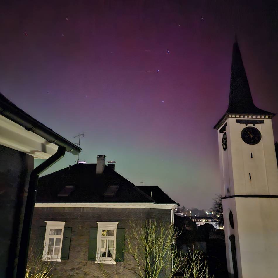 Polarlichter im Bergischen Land: Naturspektakel am bergischen Nachthimmel