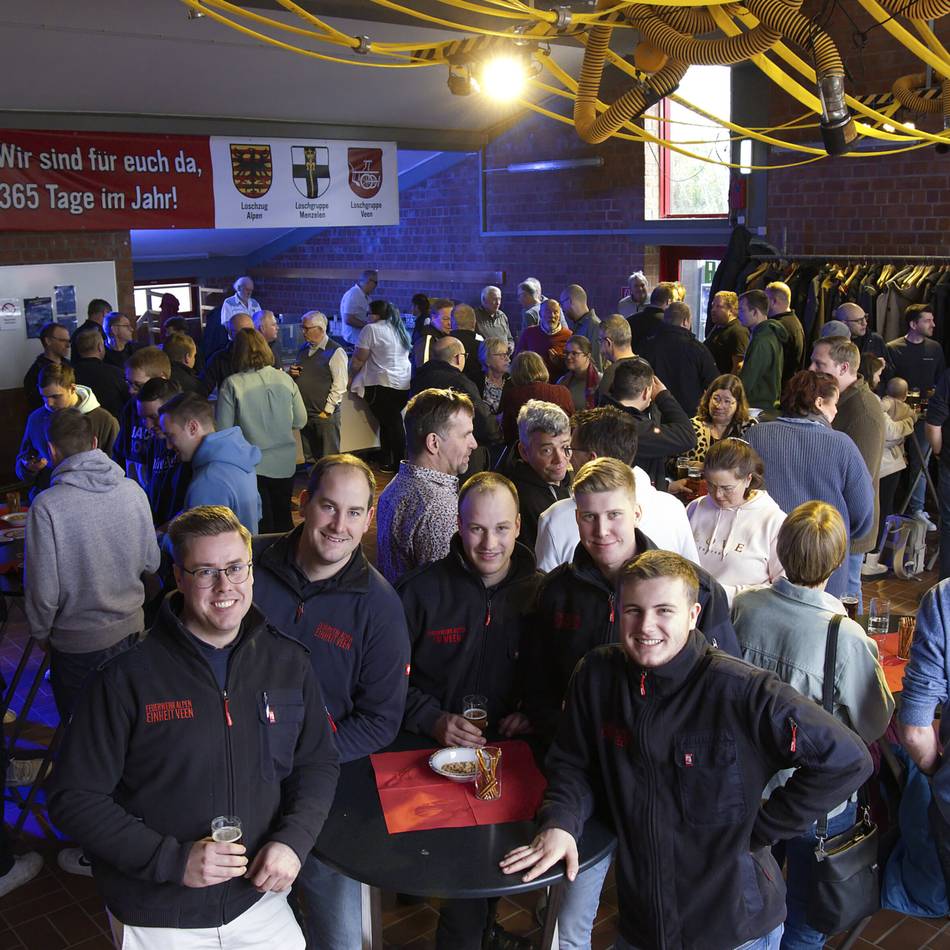100 Jahre Feuerwehreinheit Veen: „Full House“ beim Neujahrsempfang in Veen