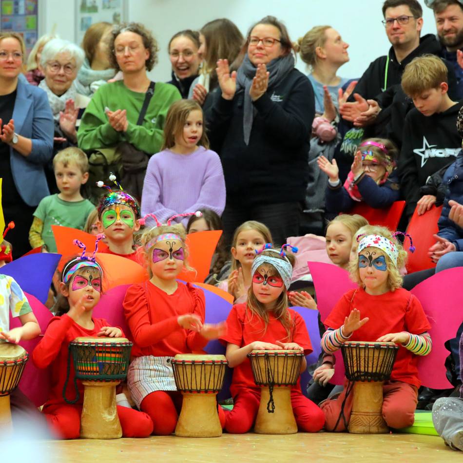 Projekt der Hagelkreuzschule Lüttingen: Wie Kinder mit Trommeln ihr Selbstvertrauen stärken