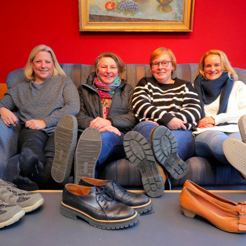 Unter dem Motto „Mein Schuh tut gut!“: Kolpingsfamilie Rheinberg sammelt wieder gebrauchte Schuhe