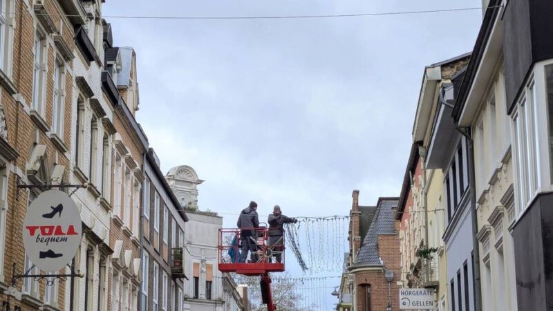 Dekoration abgehängt: Es weihnachtet nicht mehr in Neuss