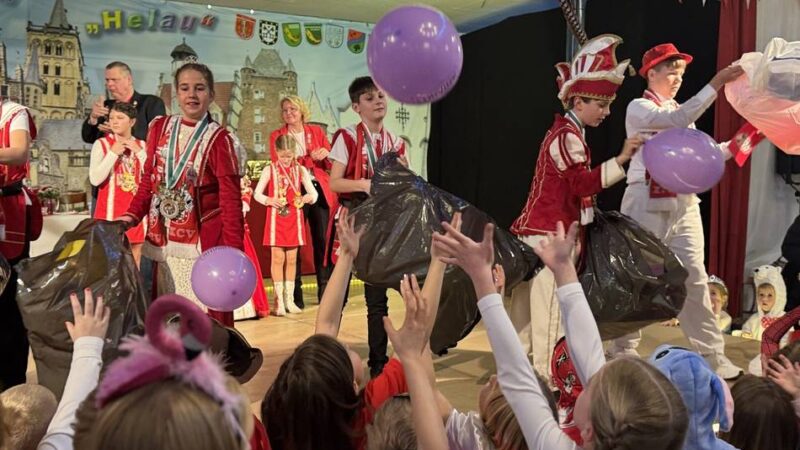 XCV-Kindersitzung im Schützenhaus: „Heut‘ regieren wir das Narrenland“