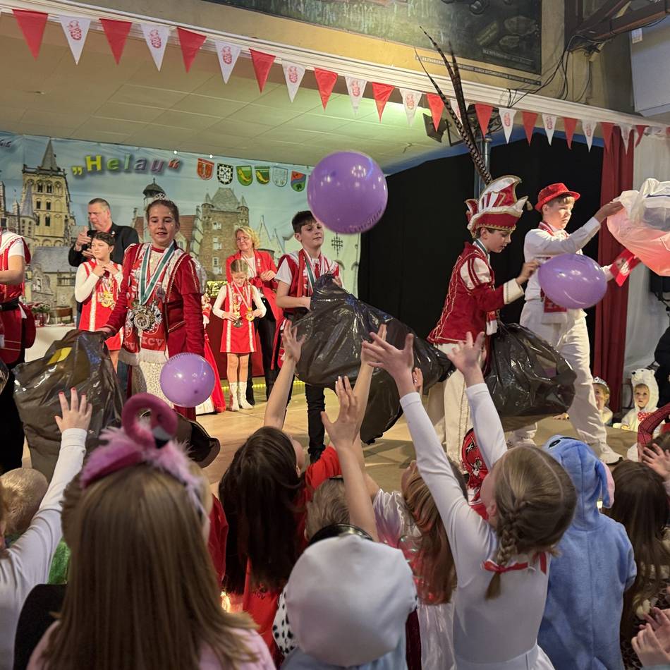 XCV-Kindersitzung im Schützenhaus: „Heut‘ regieren wir das Narrenland“