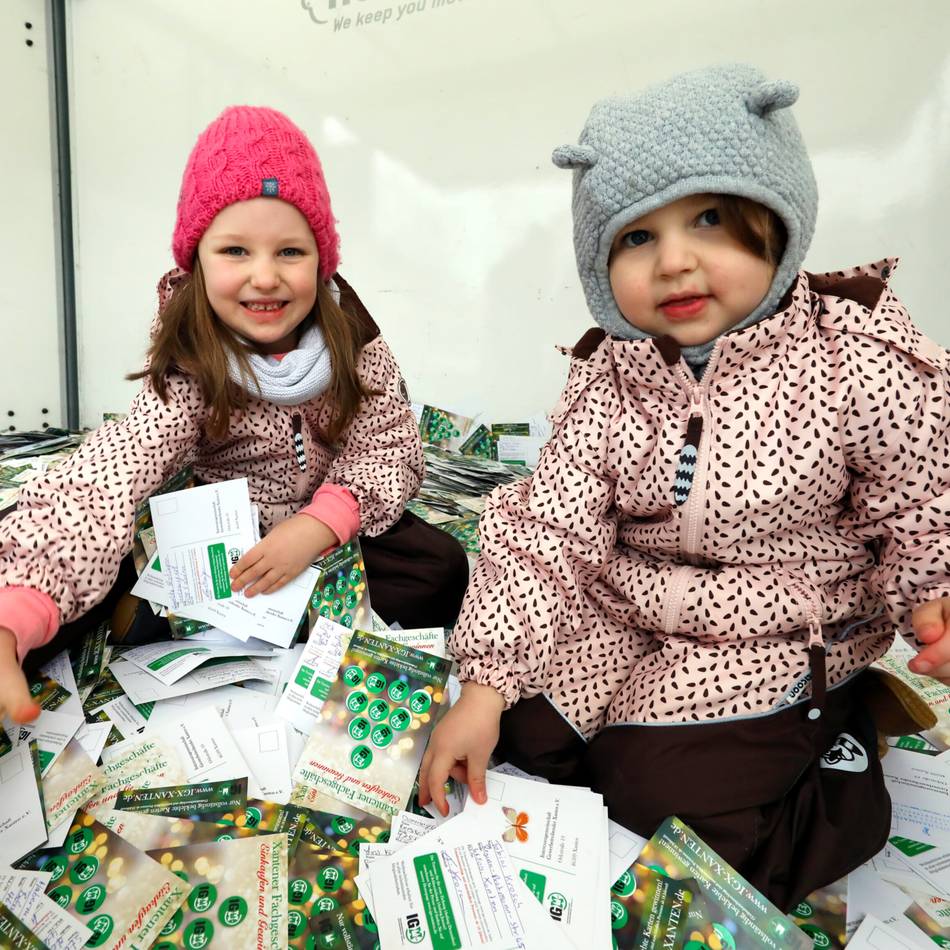 Wer einen Wertscheck bekommt: Das sind alle Gewinner der IGX-Weihnachtsverlosung in Xanten