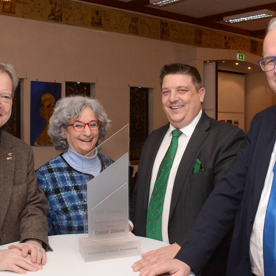 Auszeichnung im Rhein-Kreis Neuss: David Zülow ist Unternehmer des Jahres