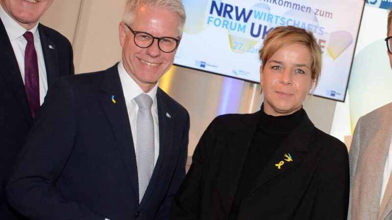 Erstes NRW-Wirtschaftsforum Ukraine in Neuss: „Es geht um mehr, als darum, Geschäfte zu machen“
