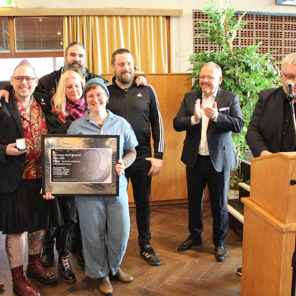 Neusser verleihen Hermann-Josef-Dusend-Preis: Ein Preis für die stillen Helden der Nordstadt