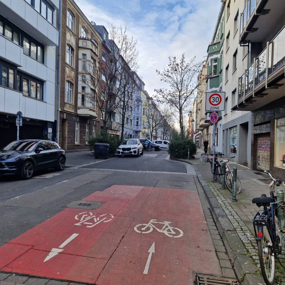 Verkehr in Düsseldorf: Neue Fahrradstraße von Friedrichstadt bis Unterbilk