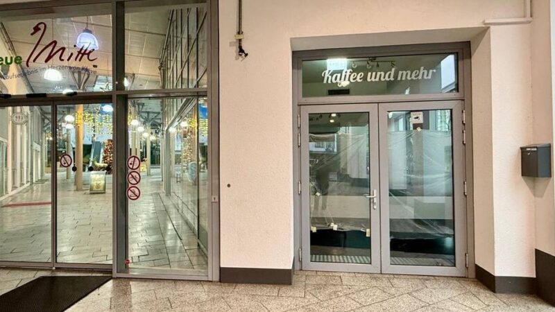 Weiterer Leerstand: Das Café Luna in der „Neuen Mitte“ in Kleve schließt