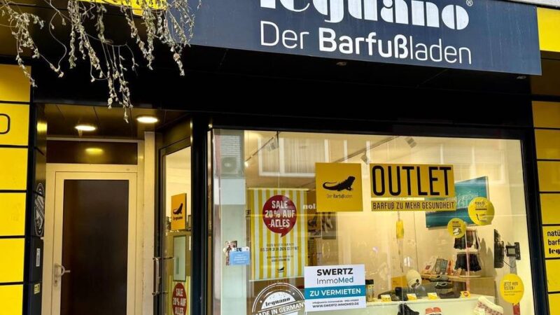 An der Großen Straße: Aus für Barfußschuhladen in der Klever Innenstadt