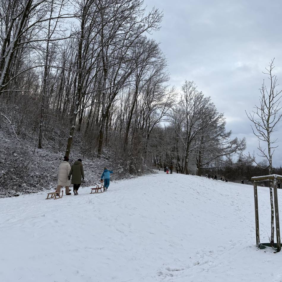 Wintereinbruch in Mönchengladbach: Ganz schön weiß – für kurze Zeit