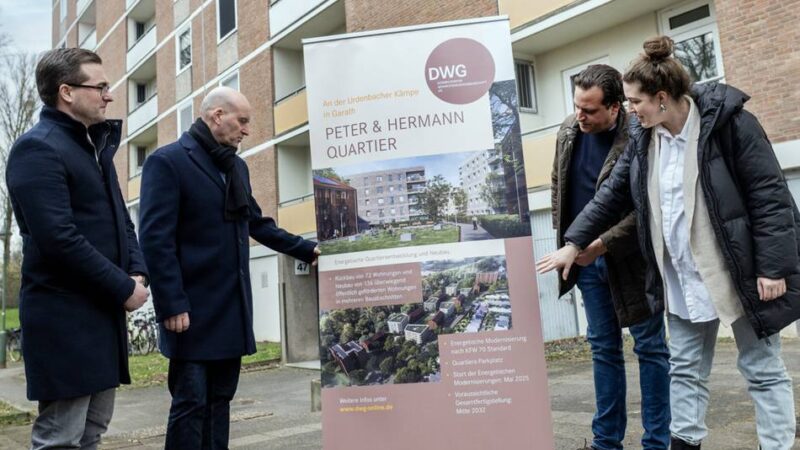 Politik in Düsseldorf: Bezirksvertreter stimmen über Neubau von 136 Wohnungen in Garath ab
