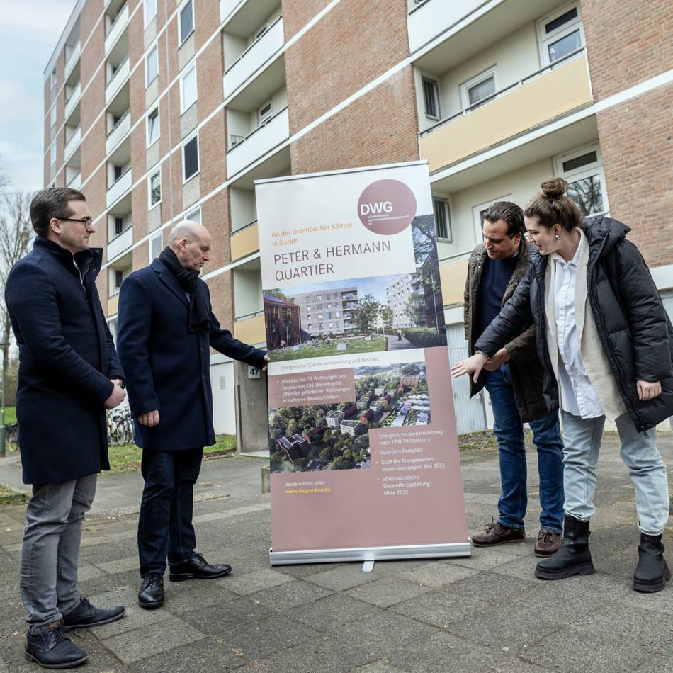 Politik in Düsseldorf: Bezirksvertreter stimmen über Neubau von 136 Wohnungen in Garath ab