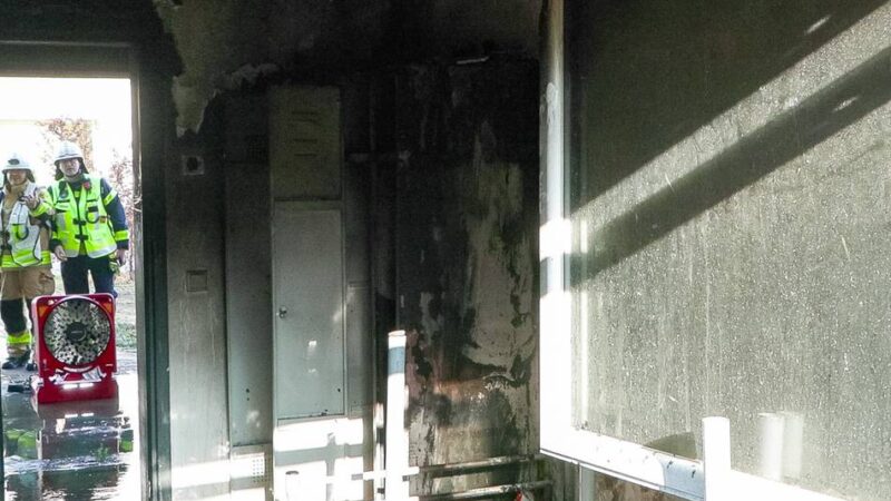 Monheim: Zimmerbrand im Übergangswohnheim an der Niederstraße