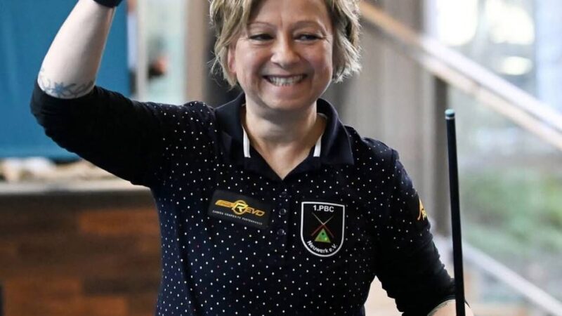 Billardspielerin vom 1. PBC Neuwerk war in USA: Christine Steinlage genoss WM unter der Sonne Floridas