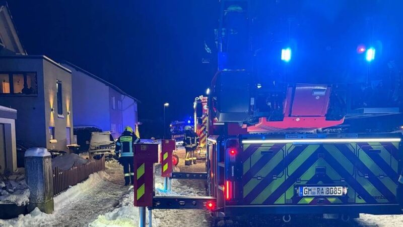 Einsatz in Radevormwald: Kaminbrand an der Siepenstraße