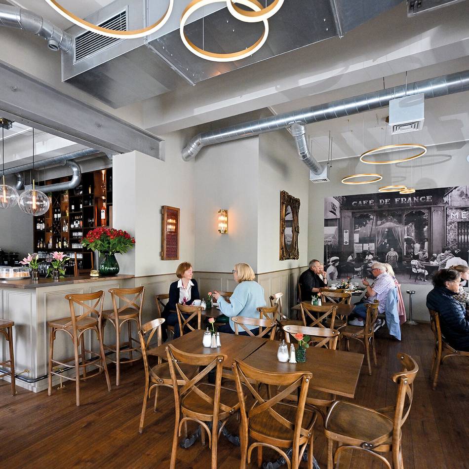 Ausgehen in Düsseldorf : Die schönsten Cafés und Restaurants für Pausen auf der linken Rheinseite