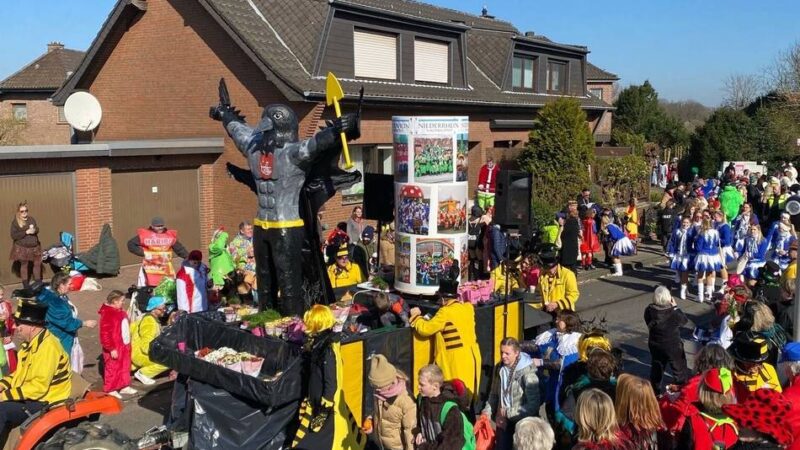 Rosenmontagszug 2026 in Veen: „Bei uns steht noch immer das Gefühl im Vordergrund“
